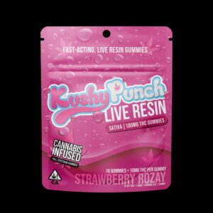 Kushy Punch Strawberry Rozay Gummies