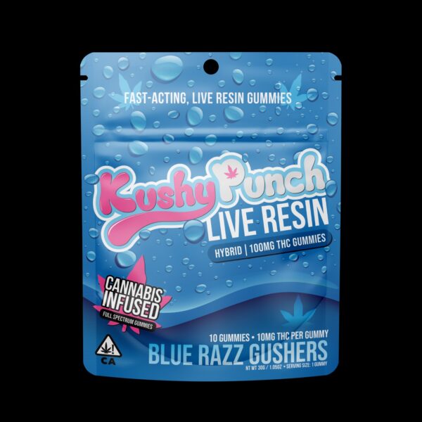 Blue Razz Gushers Gummies