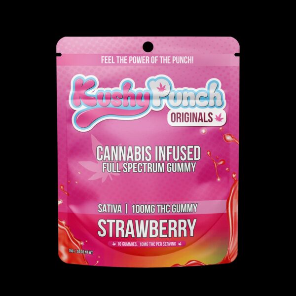 Kushy Punch Strawberry Gummies