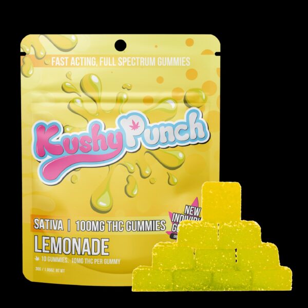 Kushy Punch Sativa Lemonade Gummies