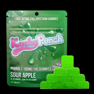 Kushy Punch Sour Apple Gummies