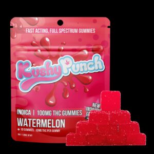 Kushy Punch Indica Watermelon Gummies